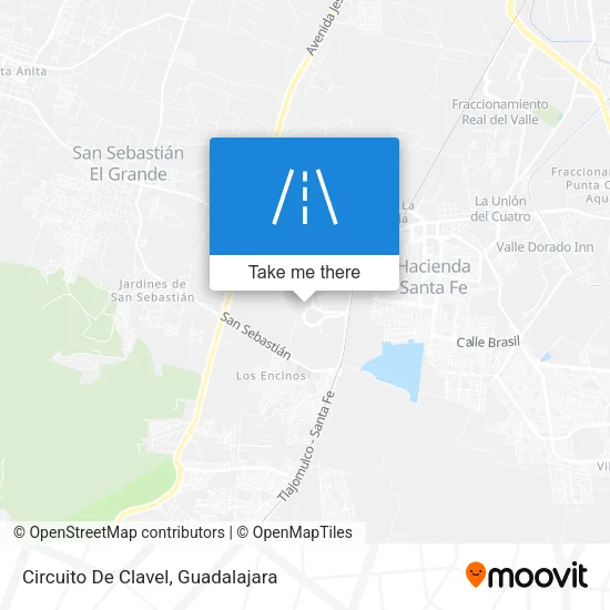 Circuito De Clavel map
