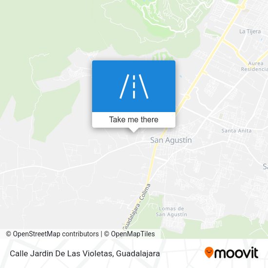 Calle Jardin De Las Violetas map