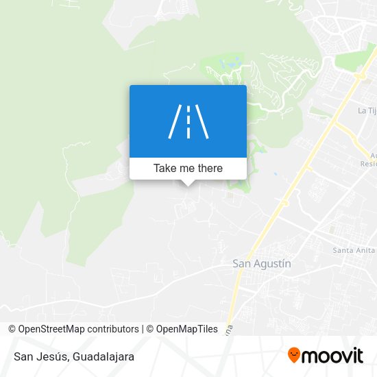 Mapa de San Jesús