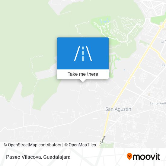 Mapa de Paseo Vilacova