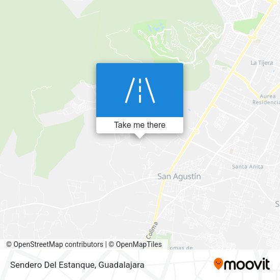 Sendero Del Estanque map