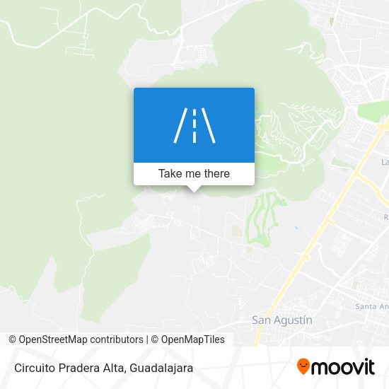 Circuito Pradera Alta map