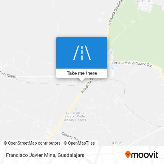 Francisco Javier Mina map