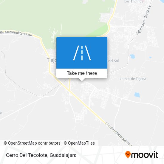 Cerro Del Tecolote map