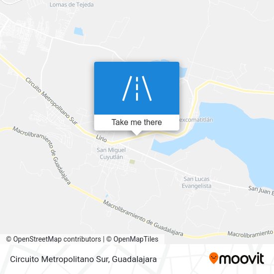Circuito Metropolitano Sur map