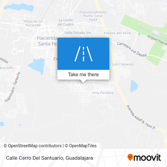 Calle Cerro Del Santuario map