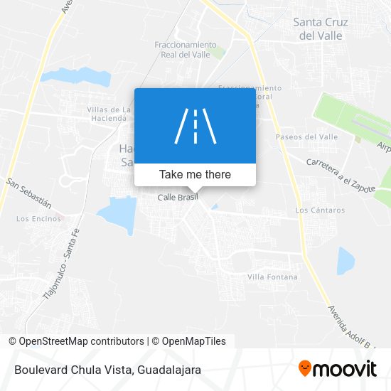 Mapa de Boulevard Chula Vista