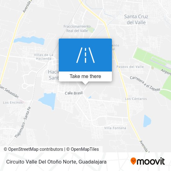 Circuito Valle Del Otoño Norte map