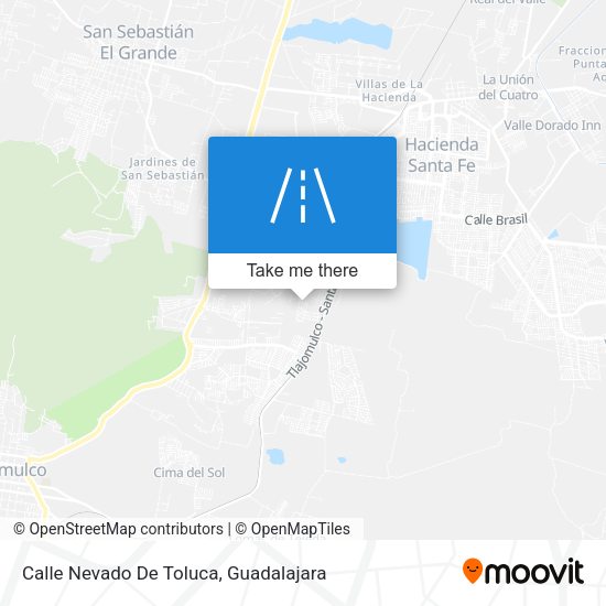 Calle Nevado De Toluca map