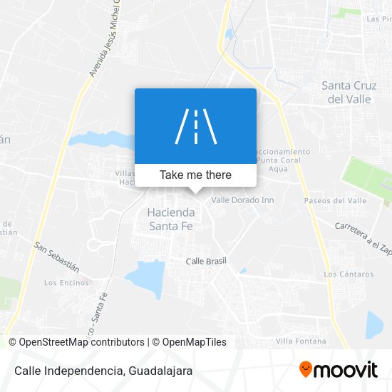 Mapa de Calle Independencia