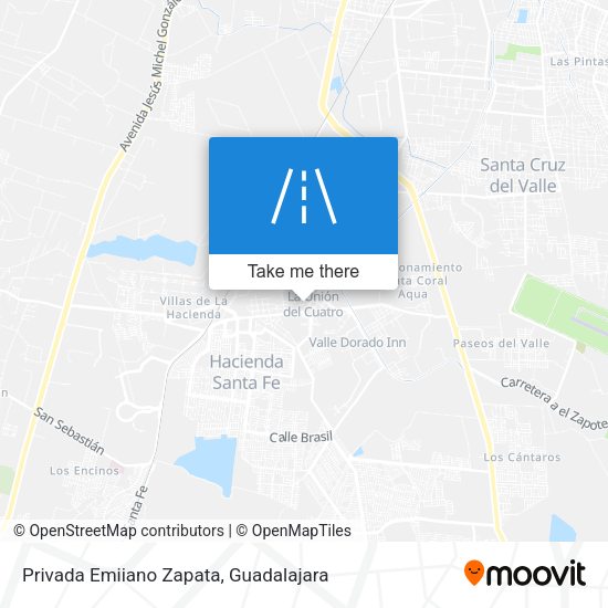 Mapa de Privada Emiiano Zapata
