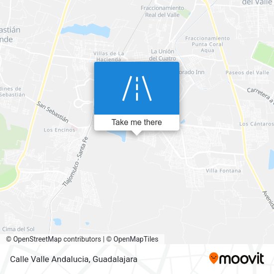 Calle Valle Andalucia map
