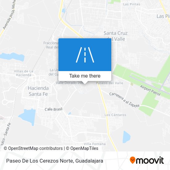 Paseo De Los Cerezos Norte map