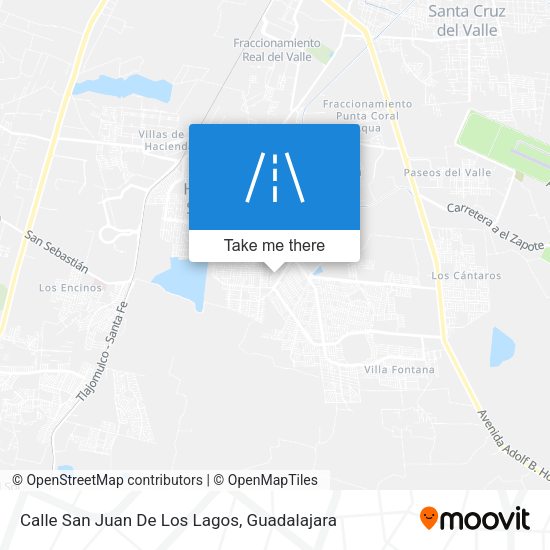 Calle San Juan De Los Lagos map