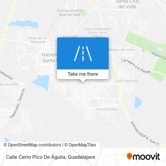 Calle Cerro Pico De Águila map