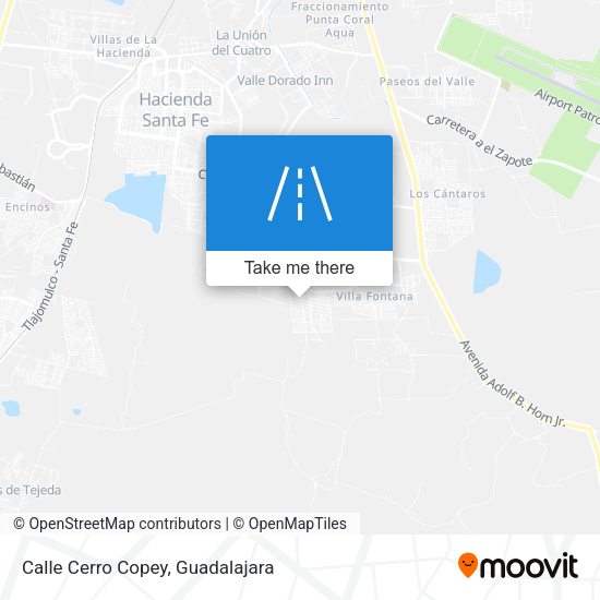 Mapa de Calle Cerro Copey