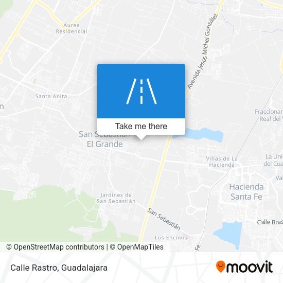 Mapa de Calle Rastro