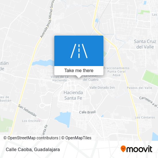 Mapa de Calle Caoba