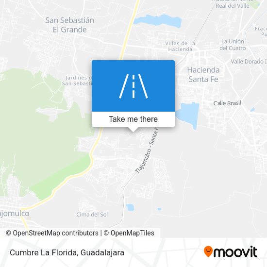 Mapa de Cumbre La Florida