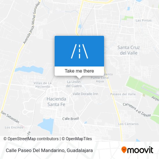Calle Paseo Del Mandarino map