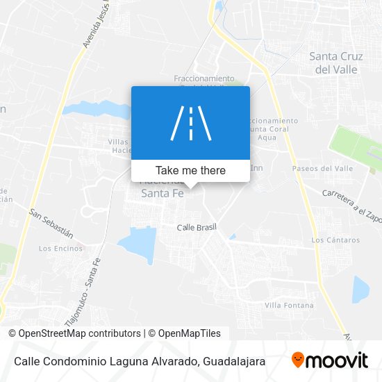 Calle Condominio Laguna Alvarado map