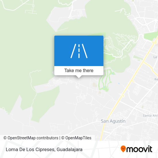 Loma De Los Cipreses map