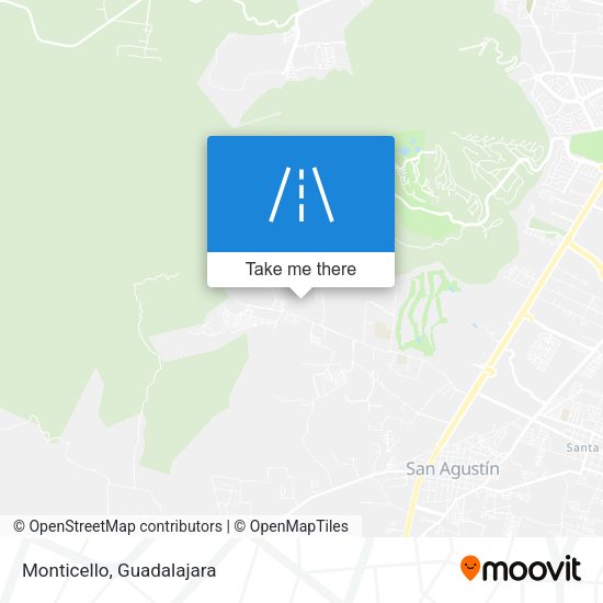 Mapa de Monticello