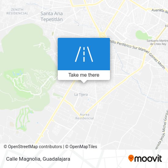 Calle Magnolia map