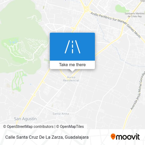 Calle Santa Cruz De La Zarza map