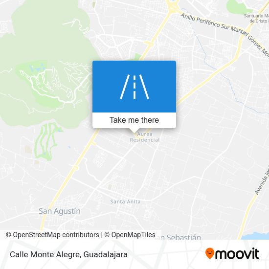 Calle Monte Alegre map