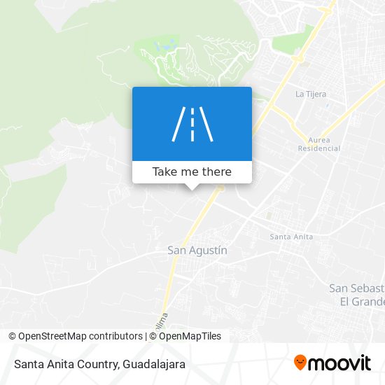 Mapa de Santa Anita Country