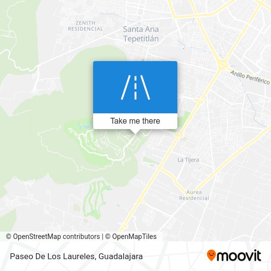 Paseo De Los Laureles map
