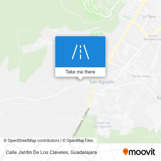 Mapa de Calle Jardin De Los Claveles