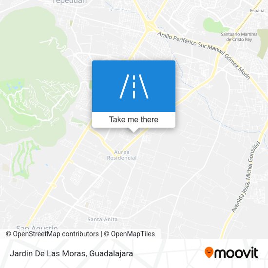 Jardin De Las Moras map