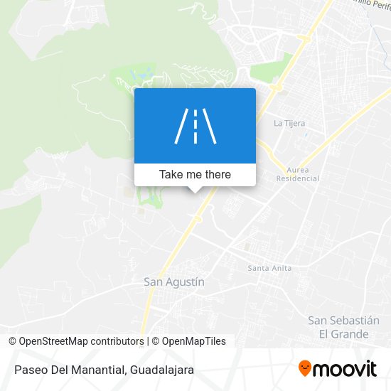 Paseo Del Manantial map