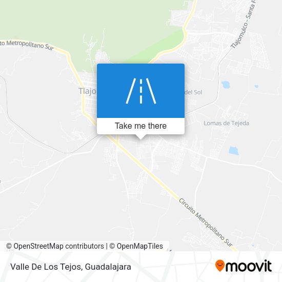 Valle De Los Tejos map