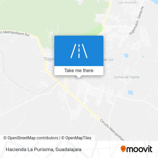 Mapa de Hacienda La Purísima