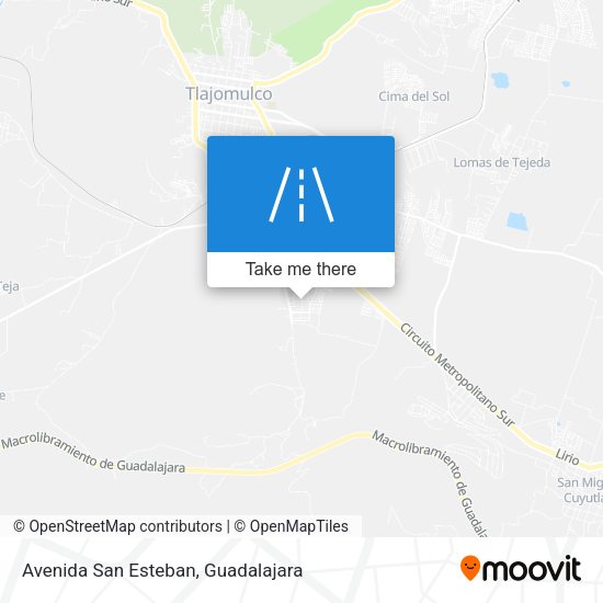 Avenida San Esteban map