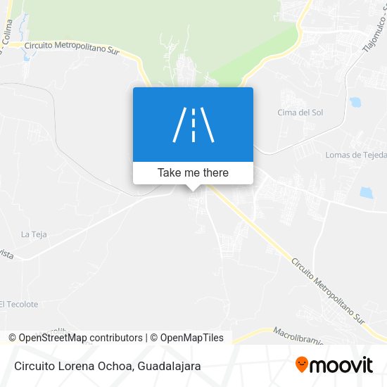 Mapa de Circuito Lorena Ochoa