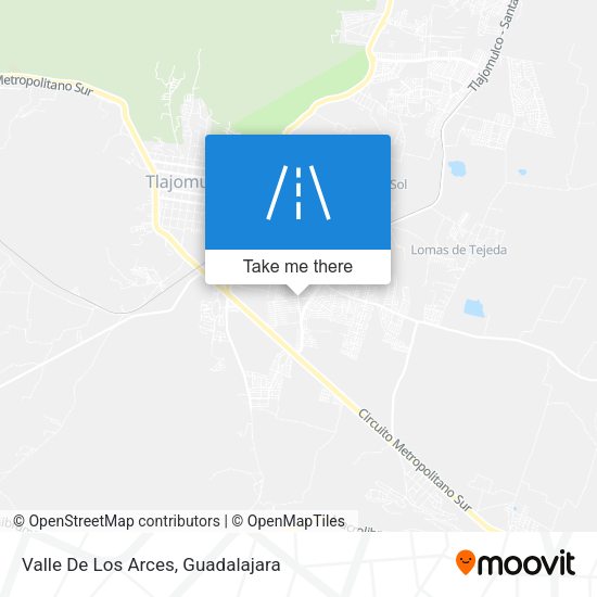 Mapa de Valle De Los Arces