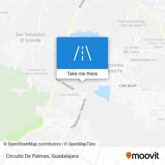 Circuito De Palmas map
