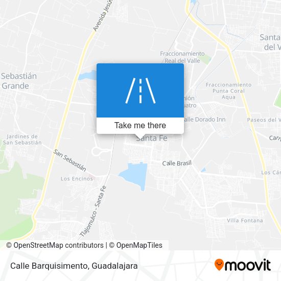 Mapa de Calle Barquisimento