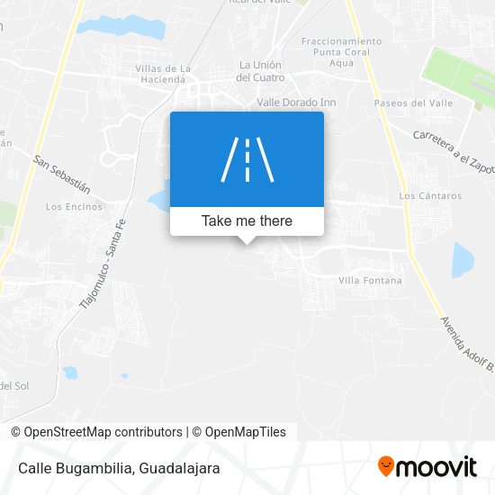 Mapa de Calle Bugambilia