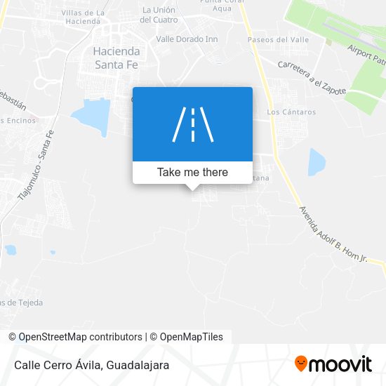 Calle Cerro Ávila map