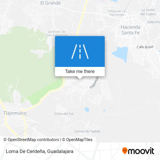 Loma De Cerdeña map