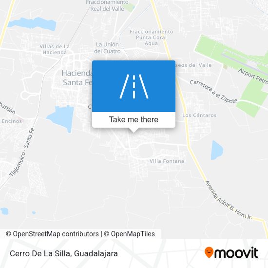 Mapa de Cerro De La Silla