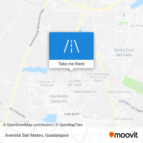 Mapa de Avenida San Mateo