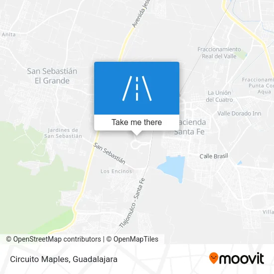 Circuito Maples map