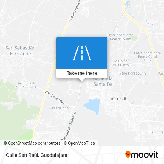 Calle San Raúl map