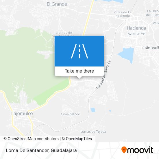 Loma De Santander map